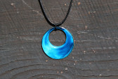 Modrý náhrdelník II - Lesní sklo